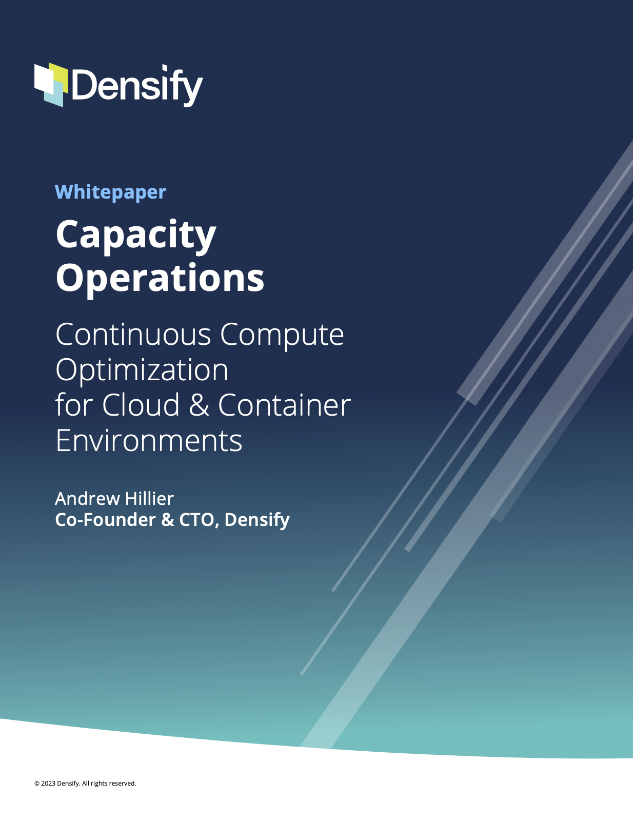 Capacity Operations whitepaper: continuous compute optimization for cloud and container environments